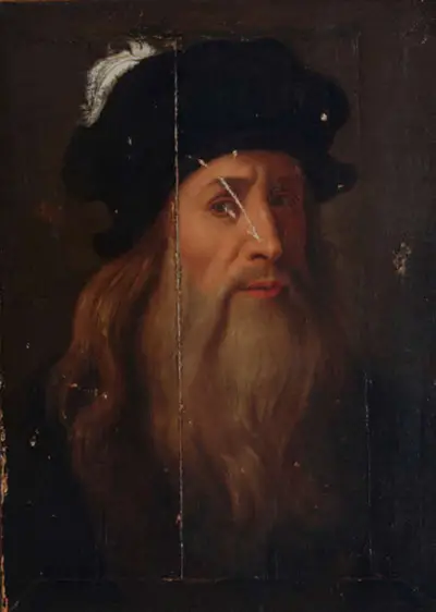 Portret van Lucania Leonardo da Vinci